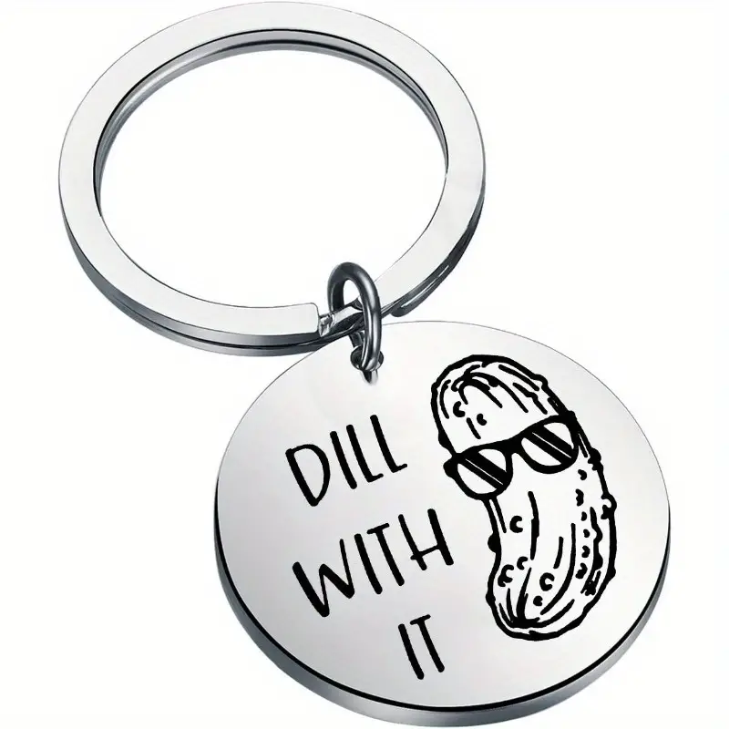 Dill With It Keychain – Typickle Pickles LLC